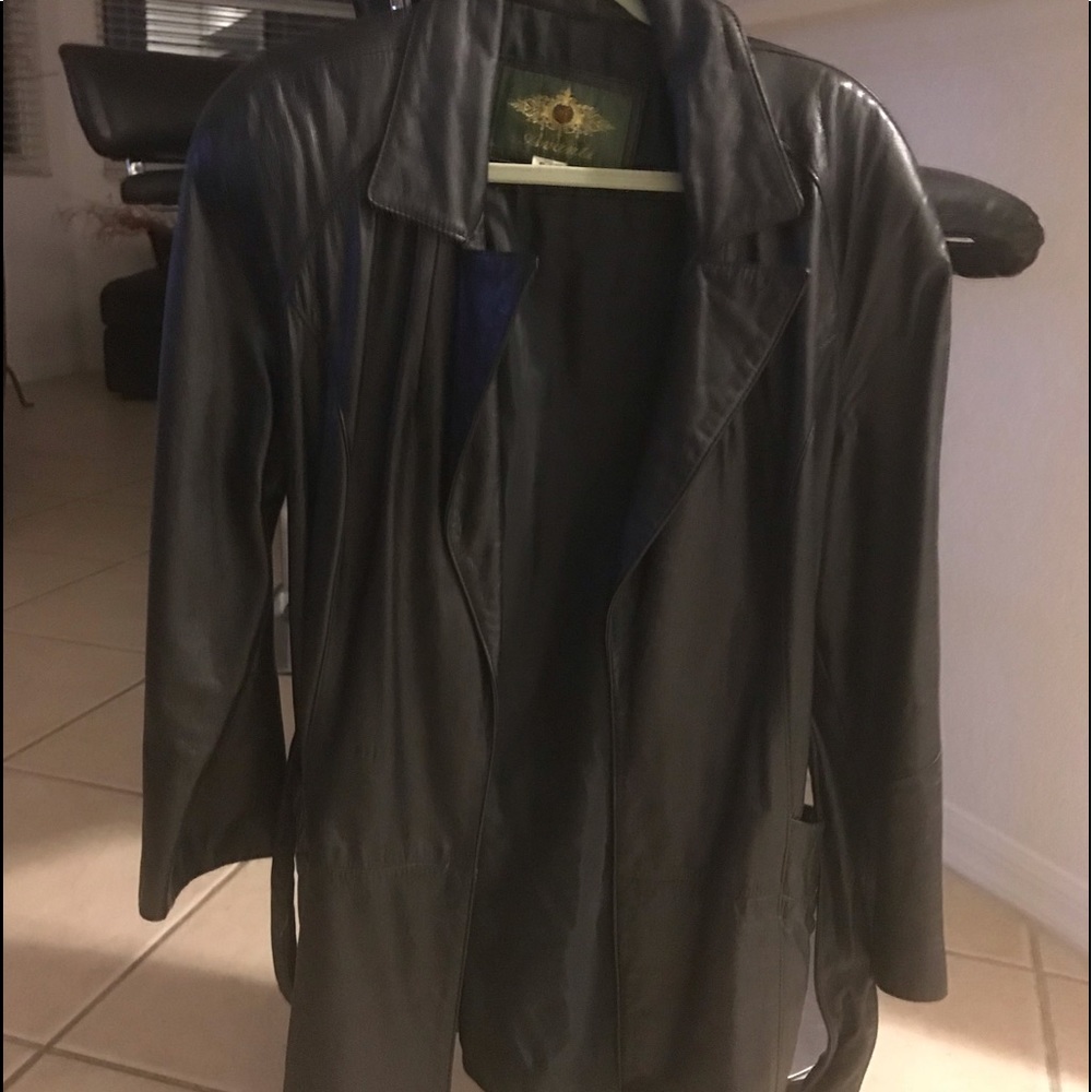 Leather Coat